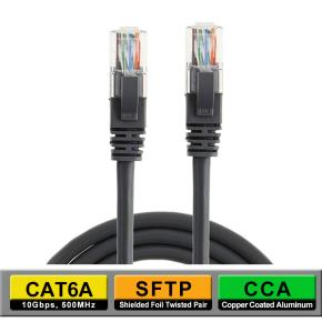 A network cable RJ45 Male to Male Black Color CRJ6A-003SF-C CRJ6A-005SF-C CRJ6A-01SF-C CRJ6A-02SF-C CRJ6A-03SF-C CRJ6A-05SF-C CRJ6A-10SF-C CRJ6A-15SF-C CRJ6A-20SF